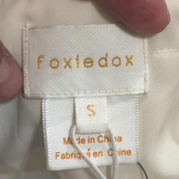 (T6) NEW Foxiedox Ressie Blue Floral Dress with Ruffles Size S - Picture 13 of 16